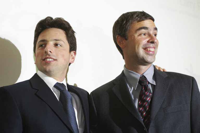 Larry Page and Sergey Brin - Co-founders of Google LLC